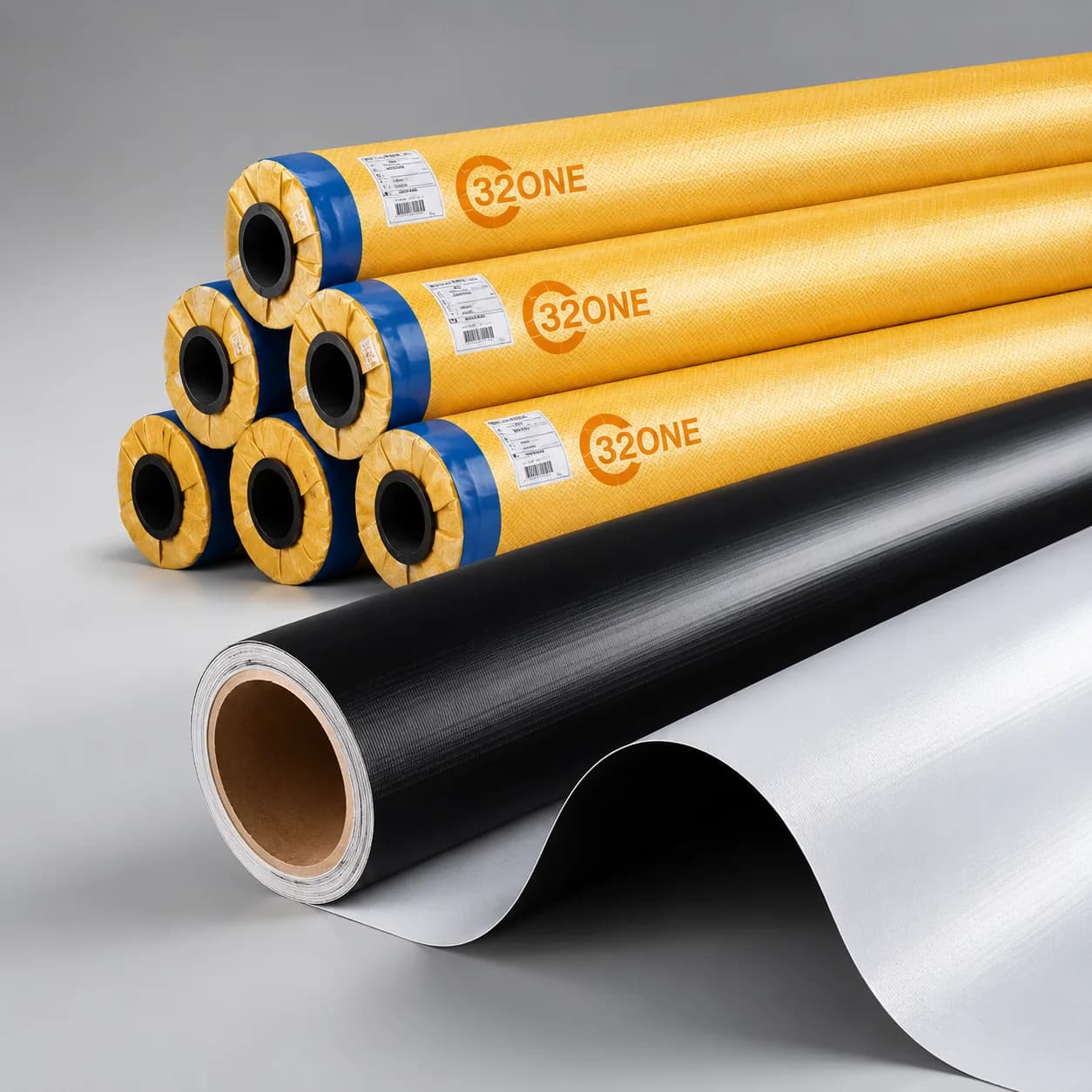 Banner Frontlit Respaldo Negro Brillante (1.05 x 50m)