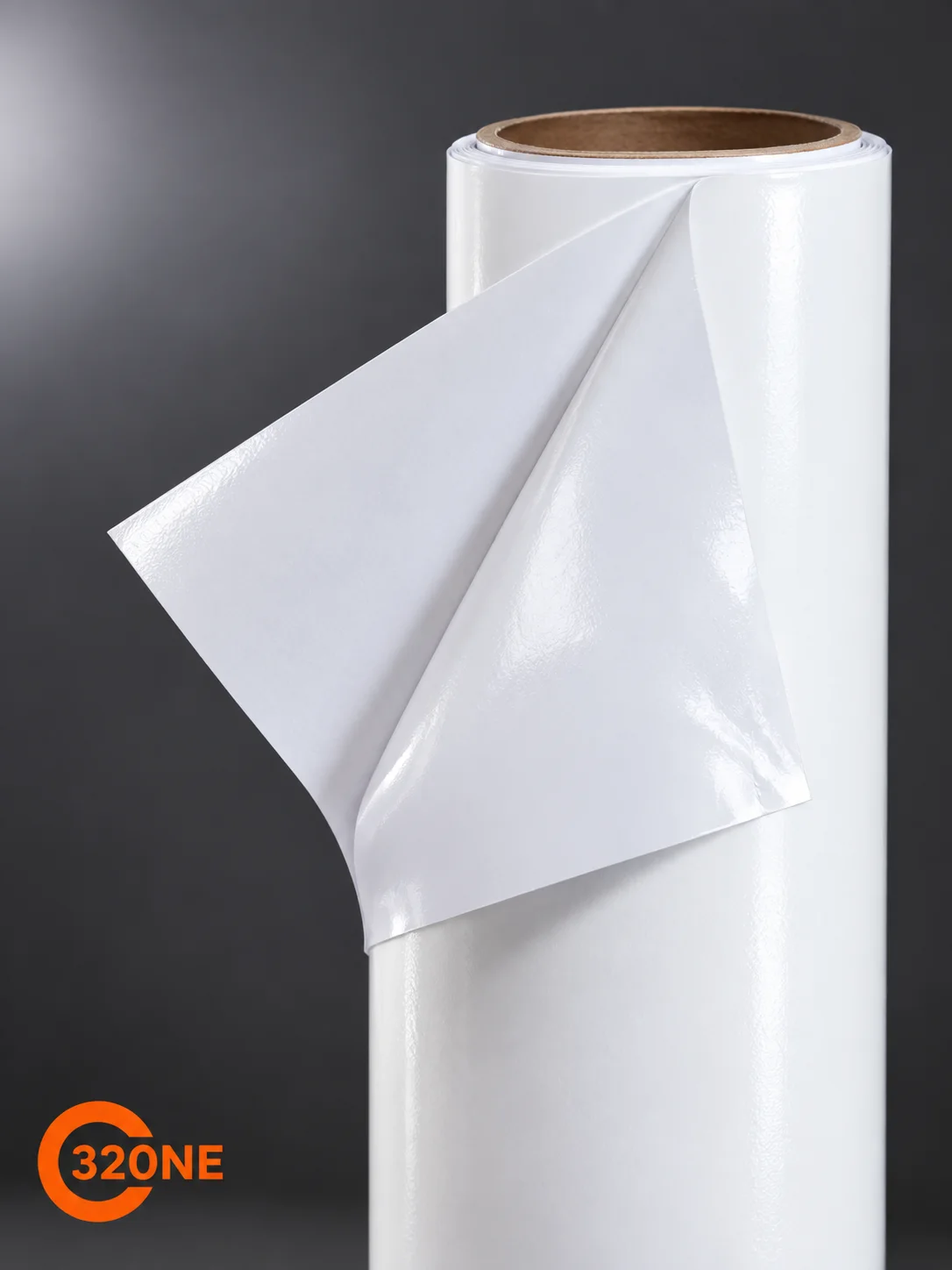 Vinil Respaldo Blanco Brillante 100 micr. — foto del producto