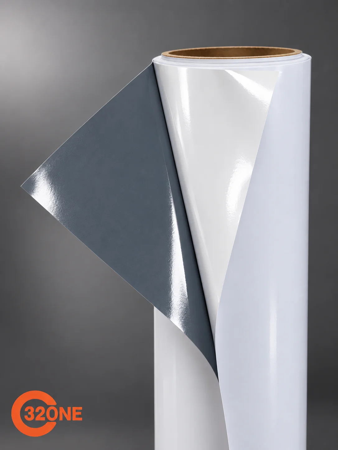 Vinil Respaldo Gris Brillante 80 micr. (1.07 m) — foto del producto